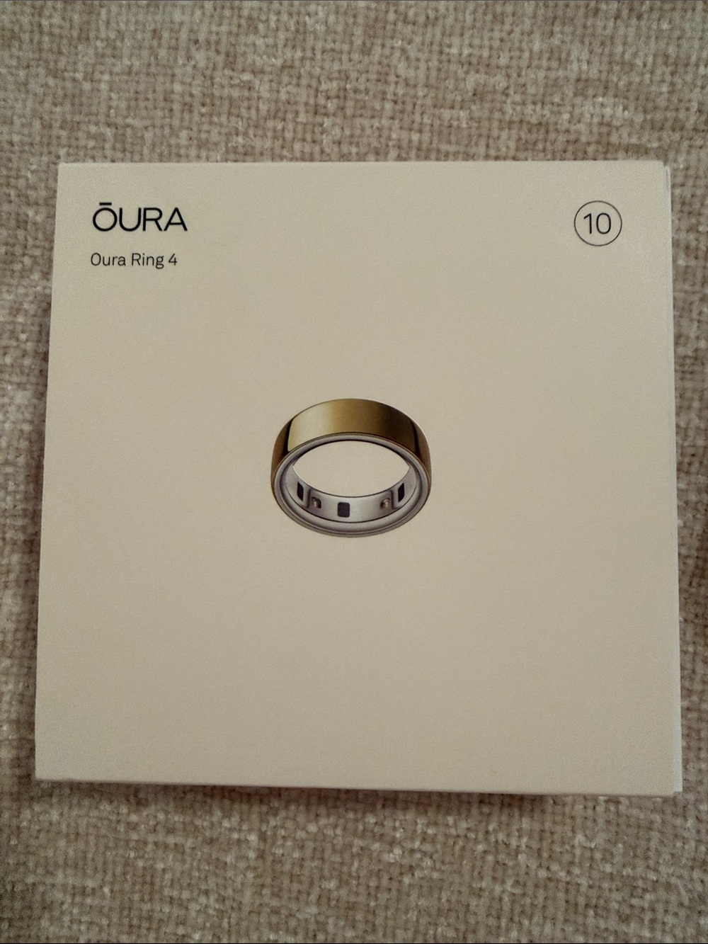 Oura Ring 4 in Gold - Size 10